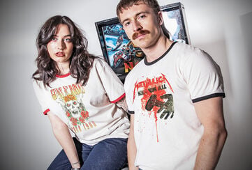 ¡Camisetas retro ringer!