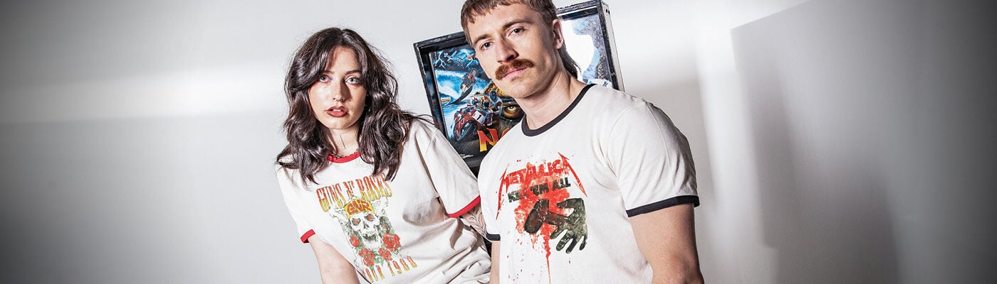¡Camisetas retro ringer!