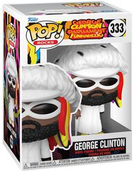 Figura vinilo George Clinton Rocks! no. 333, George Clinton, ¡Funko Pop!