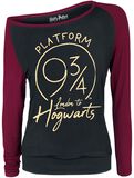 Platform 9 3/4, Harry Potter, Camiseta Manga Larga