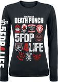 4Life, Five Finger Death Punch, Camiseta Manga Larga