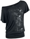 Skulls And Raven, Black Premium by EMP, Camiseta