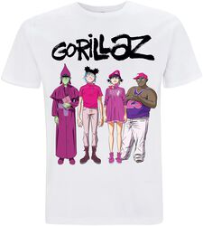Cracker Island Standing Group, Gorillaz, Camiseta