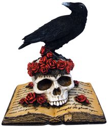 Heartaches Reflection - Crow on Skull, Nemesis Now, Estatua