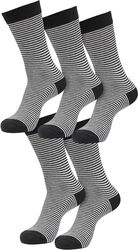 3 Pack calcetines a rayas, Urban Classics, Calcetines