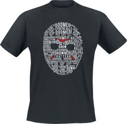Jason Text Mask, Friday the 13th, Camiseta