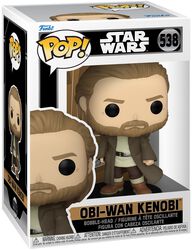 Figura vinilo Obi-Wan Kenobi no. 538, Star Wars, ¡Funko Pop!