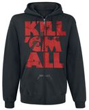 Kill ´Em All Mutated, Metallica, Capucha con cremallera