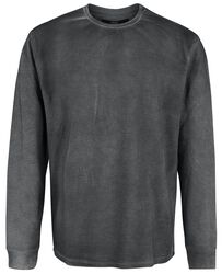 Grey Sweatshirt with Light Wash