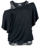 Top Murciélago 2 Capas, Black Premium by EMP, Camiseta