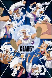 Gear 5th Looney, One Piece, Póster