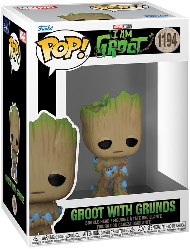 Figura vinilo I am Groot - Groot with Grunds no. 1194