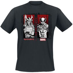 Iron Maiden x Marvel Collection - Senjutsu & Wolverine, Iron Maiden, Camiseta