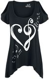Camiseta Heart-Clef, Full Volume by EMP, Camiseta