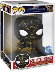 Figura vinilo No Way Home - Black and gold suit (Jumbo Pop!) no. 921, Spider-Man, ¡Funko Pop!