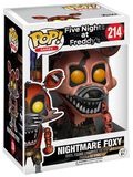 Figura Vinilo Nightmare Foxy 214, Five Nights At Freddy's, ¡Funko Pop!