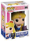 Figura Vinilo Sailor Moon & Luna 89, Sailor Moon, ¡Funko Pop!