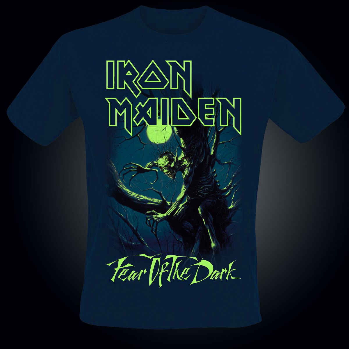 Brandit Camiseta de Hombre Iron Maiden Eddy Glow