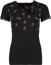 Bow On Cherries Shirt, Pussy Deluxe, Camiseta