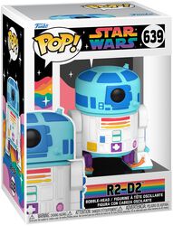 Figura vinilo Pride 2023 - R2-D2 no. 639, Star Wars, ¡Funko Pop!