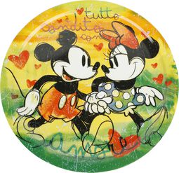 Mickey & Minnie - Pizza Plate Set, Mickey Mouse, Plato