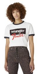 Fender relaxed fit ringer, Wrangler, Camiseta