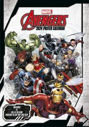 Póster calendario 2024, Avengers, Calendario de Pared