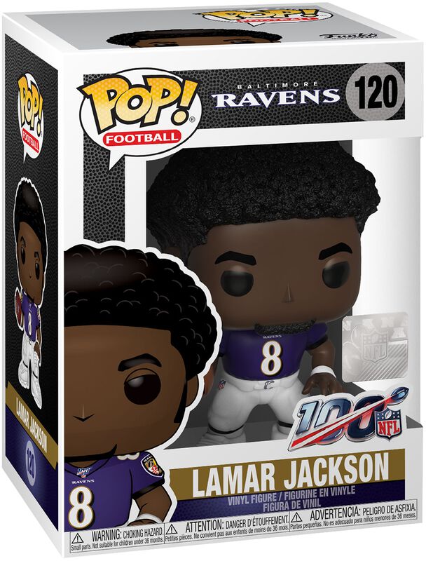 Figura Vinilo Baltimore Ravens - Lamar Jackson 120