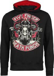 Biker Badge, Five Finger Death Punch, Sudadera con capucha