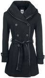 Wool Coat, Black Premium by EMP, Abrigos y Chaquetas