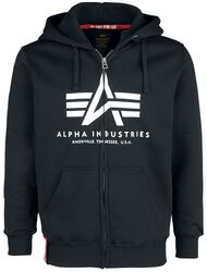 Basic zip, Alpha Industries, Capucha con cremallera