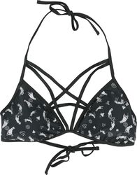Pentagram Bikini Top, Gothicana by EMP, Top de Bikini