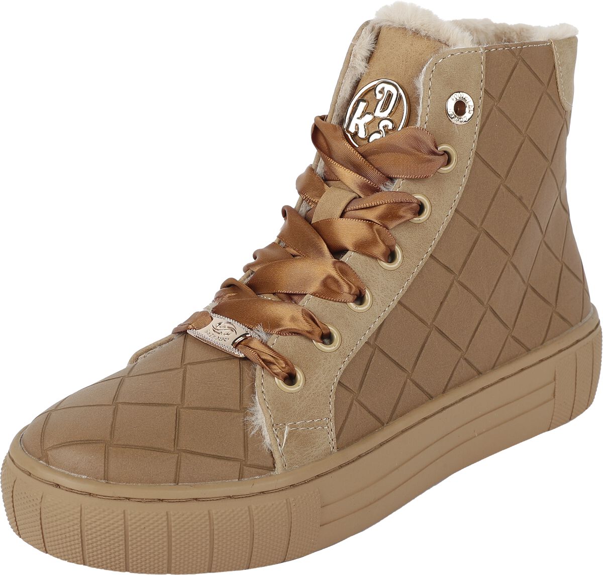 Zapatillas Dockers By Gerli Mujer Zapatilla De Lona Blanca