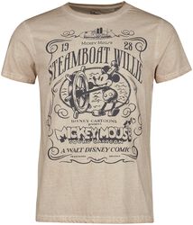 Disney 100 - Steamboat Willie, Mickey Mouse, Camiseta