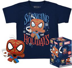 Gingerbread Spider-Man - POP! & camiseta infantil, Spider-Man, ¡Funko Pop!