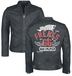 Rock Rebel X Route 66 - Leather Jacket, Rock Rebel by EMP, Chaqueta de Cuero