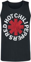Distressed Logo, Red Hot Chili Peppers, Top tirante ancho