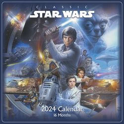 Classic - 2024 calendario de pared, Star Wars, Calendario de Pared