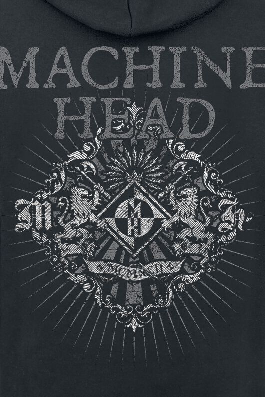 unisex Machine Head-Lion Crest rays sudaderas 