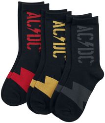PWR UP - Logo, AC/DC, Calcetines