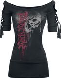 Drops Skull Cut-Out, Rock Rebel by EMP, Camiseta