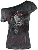 Broken Viking Spray Washed, Black Premium by EMP, Camiseta