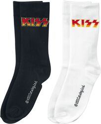 Logo-Socken - 2er Pack, Kiss, Calcetines