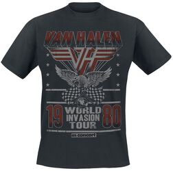 World Invasion Tour 1980, Van Halen, Camiseta