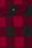 Camisa manga larga a cuadros negros/rojos con bolsillos al pecho