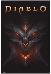 Diablo Face - Poster, Diablo, Póster