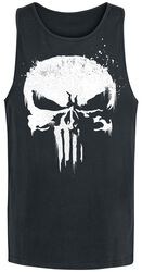 Sprayed Skull Logo, The Punisher, Top tirante ancho