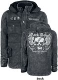 High Voltage Skull Jacket, Rock Rebel by EMP, Chaqueta entre-tiempo