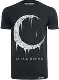 Blood Moon, Black Blood by Gothicana, Camiseta