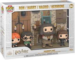 Figura vinilo Hagrid’s hut with Ron, Harry, Hagrid, Hermione (Pop! Moment Deluxe) no. 04, Harry Potter, Funko Movie Moments